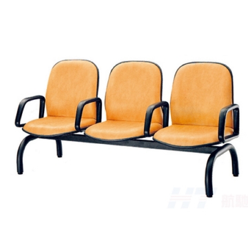 Y669-8 圓管皮面全扶手排椅 Y669-8 圓管皮面全扶手排椅