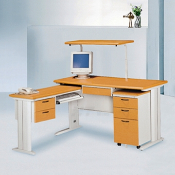 699-1 SCD-150L秘書桌(整組、含上架)