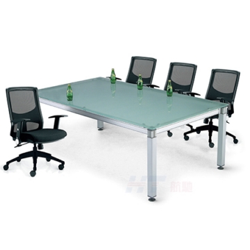 JH5802方型霧玻會議桌