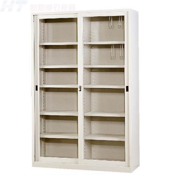 626-5 四尺連座玻璃櫃(有中隔)